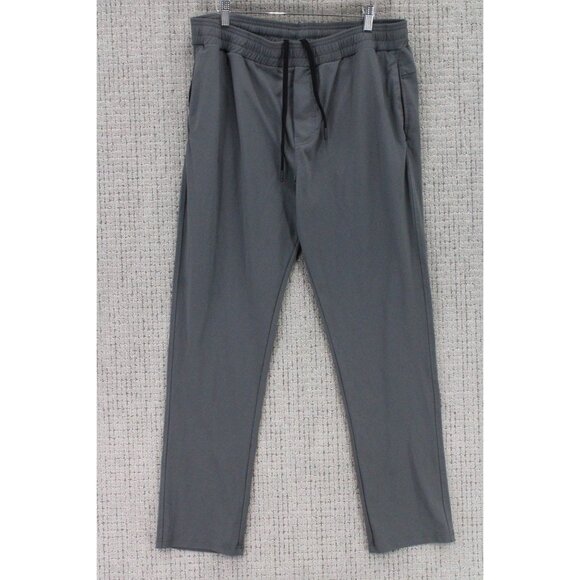 STOIC Softshell Hiking Pants Mens Sz 34x30 Gray Solid Drawstring Gym & Training - Picture 1 of 9